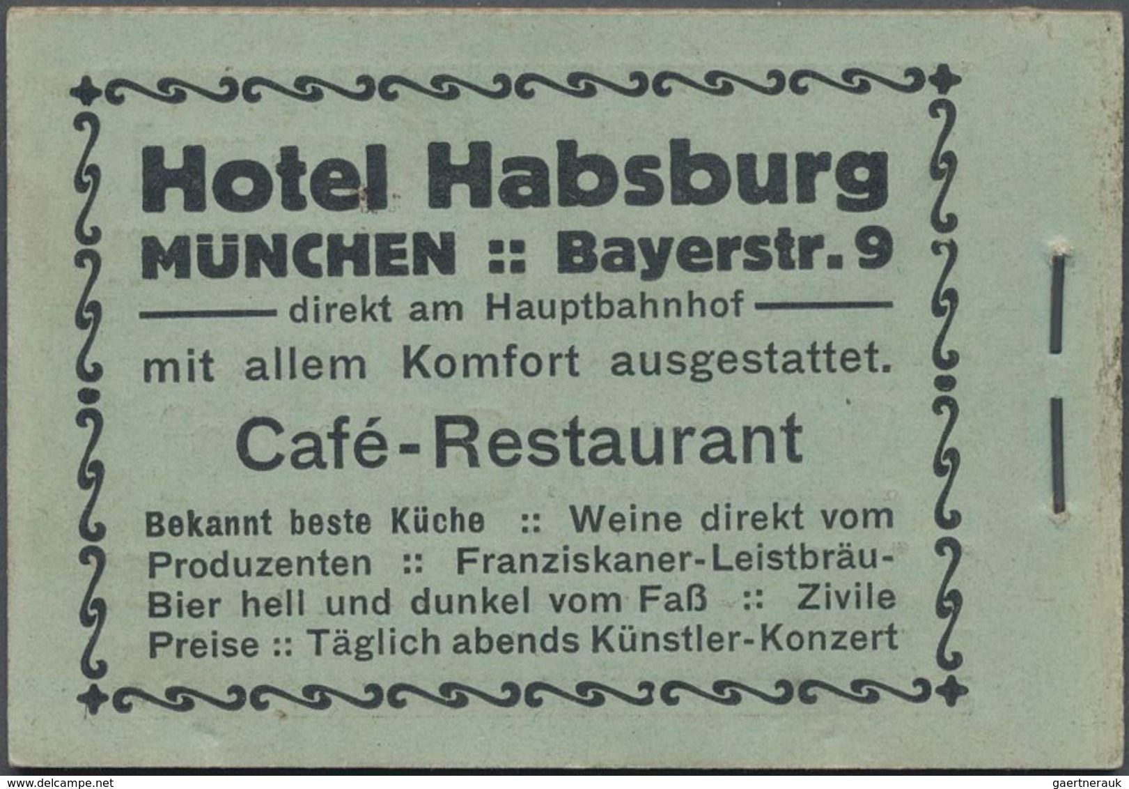 Bayern - Markenheftchen: 1911. Markenheft Prinzregent Luitpold (Dez. 1911), Das Seltene, Erste Bayer - Other & Unclassified