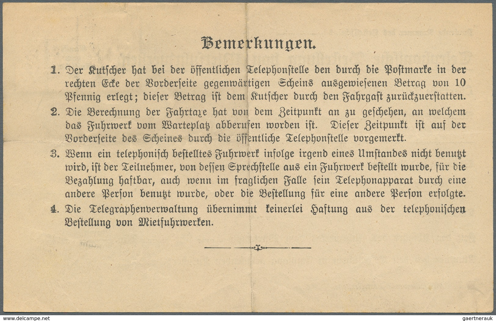 Bayern - Portomarken: 1910, 5 Pf. Wappen "Mietfuhrwerks-Bestellschein", Einmal Als Waagerechtes Paar - Autres & Non Classés