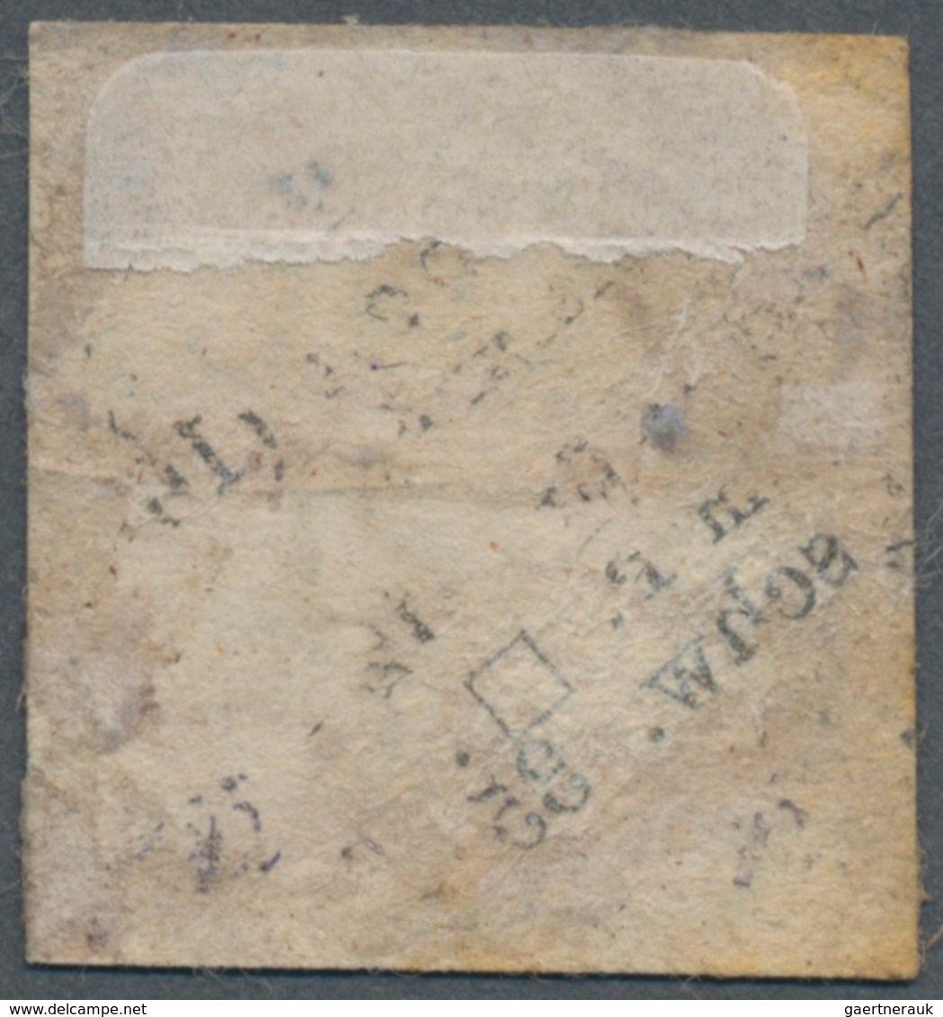 Hannover - Marken Und Briefe: 1863, Ovalausgabe 3 Pf. Olivgrün, Allseits Voll/breitrandig Geschnitte - Hannover