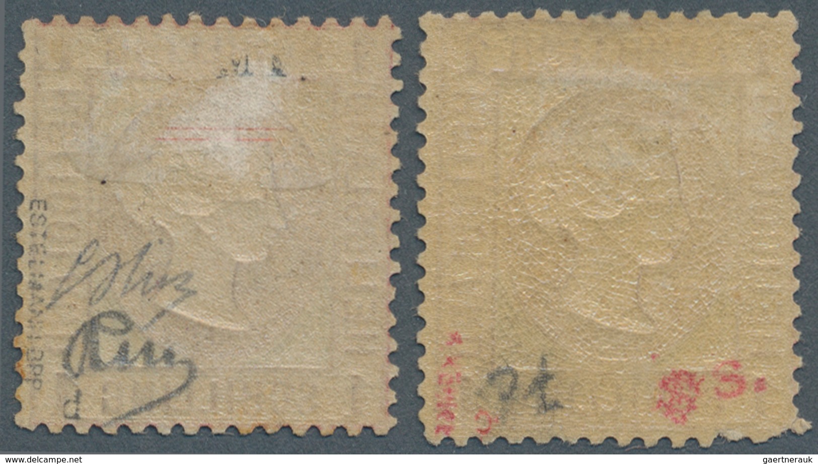 Helgoland - Marken Und Briefe: 1869, QV 1 Schilling Auf Dickem Papier Mit Gitterstruktur In C-Farbe - Helgoland