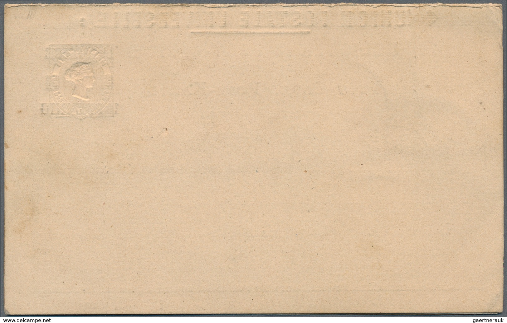 Helgoland - Ganzsachen: 1879, 1 1/2 PENCE - 10 PFENNIG Auf 3 F - 5 Pf Grün Antwortdoppelkarte Von HE - Héligoland
