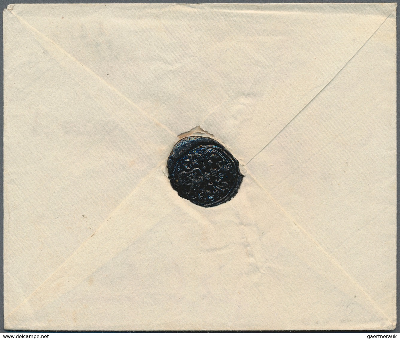 Oldenburg - Vorphilatelie: 1812 Ca. Gesiegelter Umschlag Mit Seltem Stempel "P 124.P. JEVER" - Préphilatélie