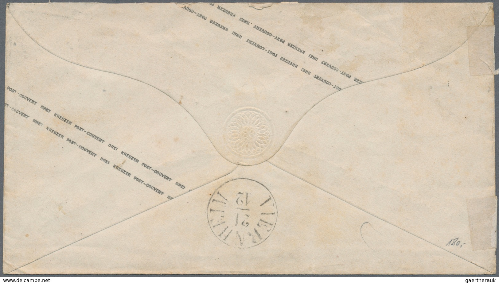 Preußen - Ganzsachen: 1867, 3 Kreuzer Rot Ganzsachenumschlag Entwertet Mit T&T-K2 "GRIESHEIM" (bei D - Sonstige & Ohne Zuordnung