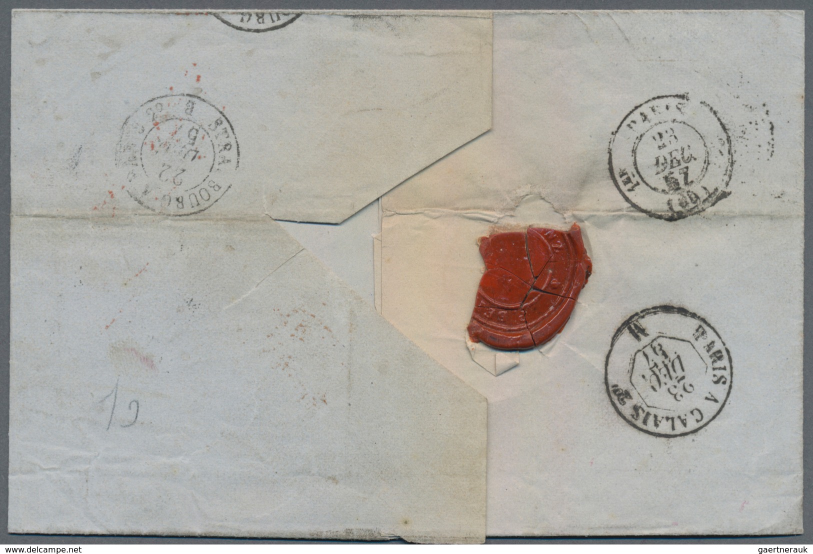 Thurn & Taxis - Marken Und Briefe: 1857, Brief Aus Mainz Nach London/Grossbritannien, Frankiert Mit - Autres & Non Classés
