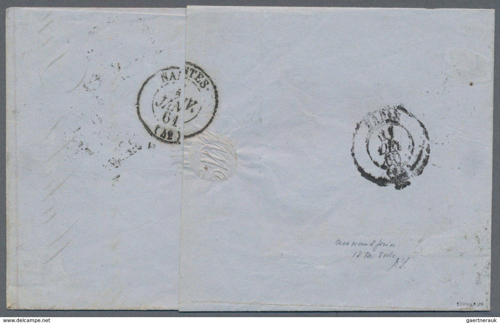 Thurn & Taxis - Marken Und Briefe: 1860, 18 Kreuzer-Frankatur, Bestehend Aus 15 Kr. Lila Und 3 Kr. B - Autres & Non Classés