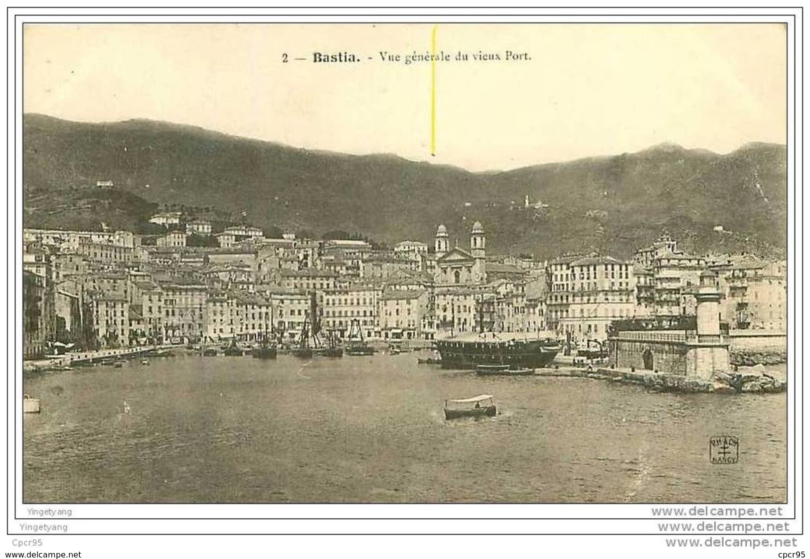 20.BASTIA.VUE GENERALE DU VIEUX PORT - Bastia