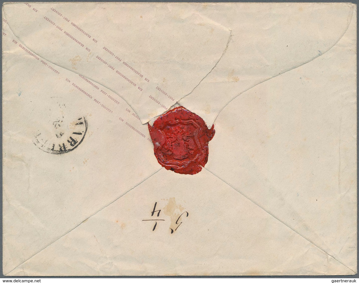 Thurn & Taxis - Ganzsachen: 1862, Ganzsache U2B (Grossformat) Als Postbezirksbrief Von Niederaula Na - Autres & Non Classés