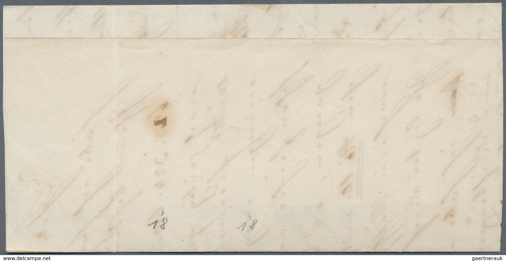 Württemberg - Marken Und Briefe: 1851, Ziffern 3 Kr. Schwarz Auf Dunkelgelb Im Paar In Type IVb Zusa - Autres & Non Classés