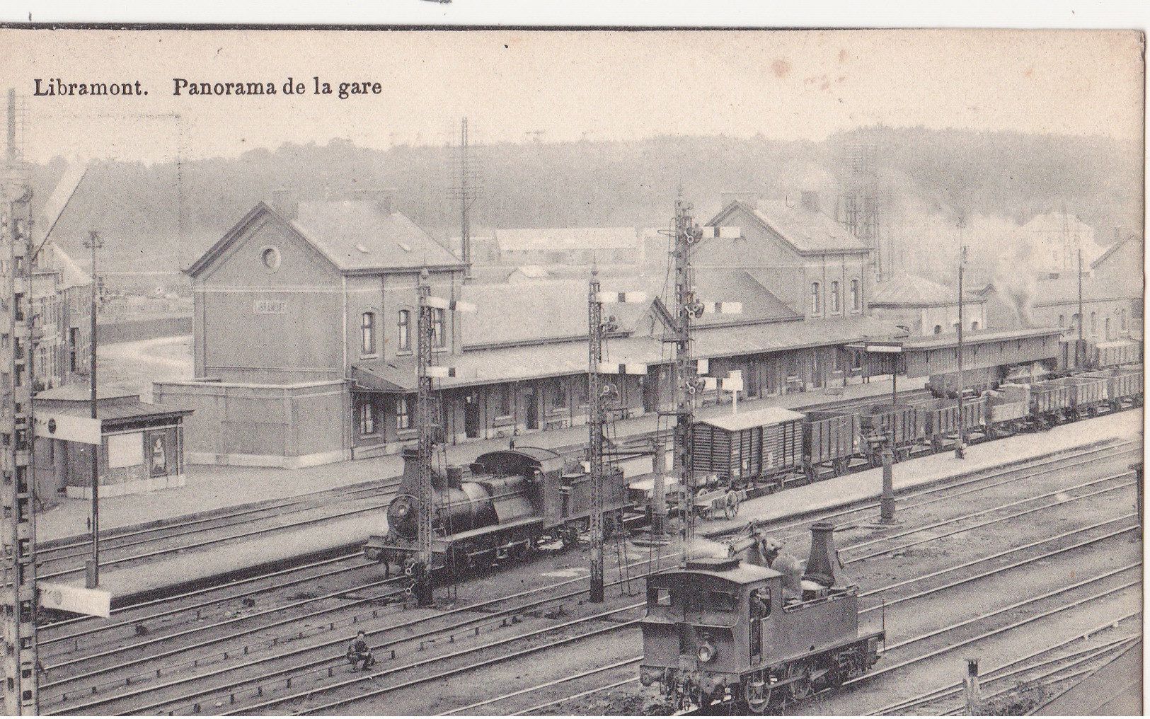 Libramont: La Gare Avec Train. (1913) - Libramont-Chevigny