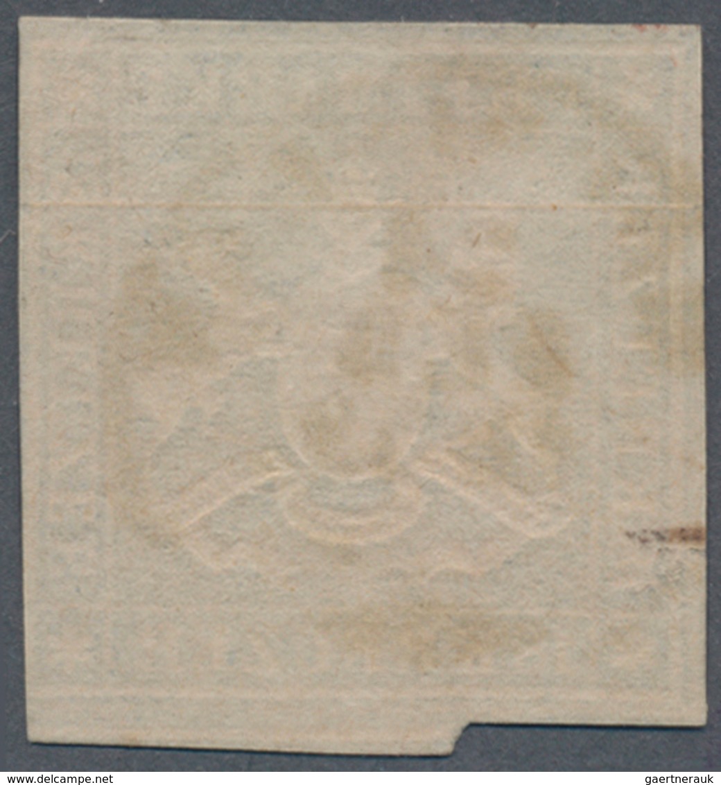 Württemberg - Marken Und Briefe: 1857, 18 Kr. Hellblau, Farbfrisches Exemplar, Rechts Mit Ausgabetyp - Sonstige & Ohne Zuordnung