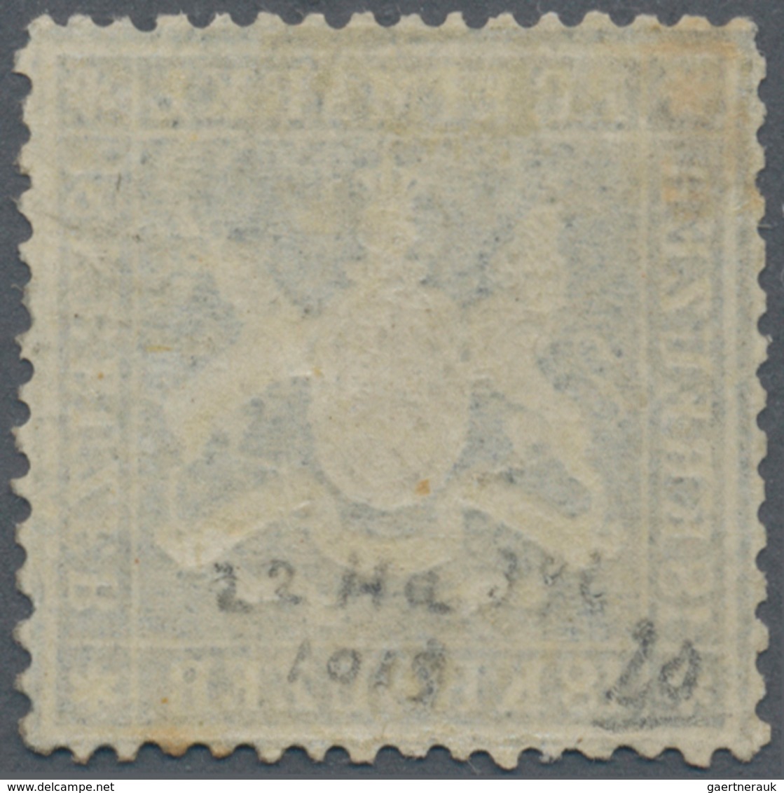 Württemberg - Marken Und Briefe: 1861, Wappenausgabe 18 Kr. Dunkelblau, Dünnes Papier, Ungebraucht M - Other & Unclassified