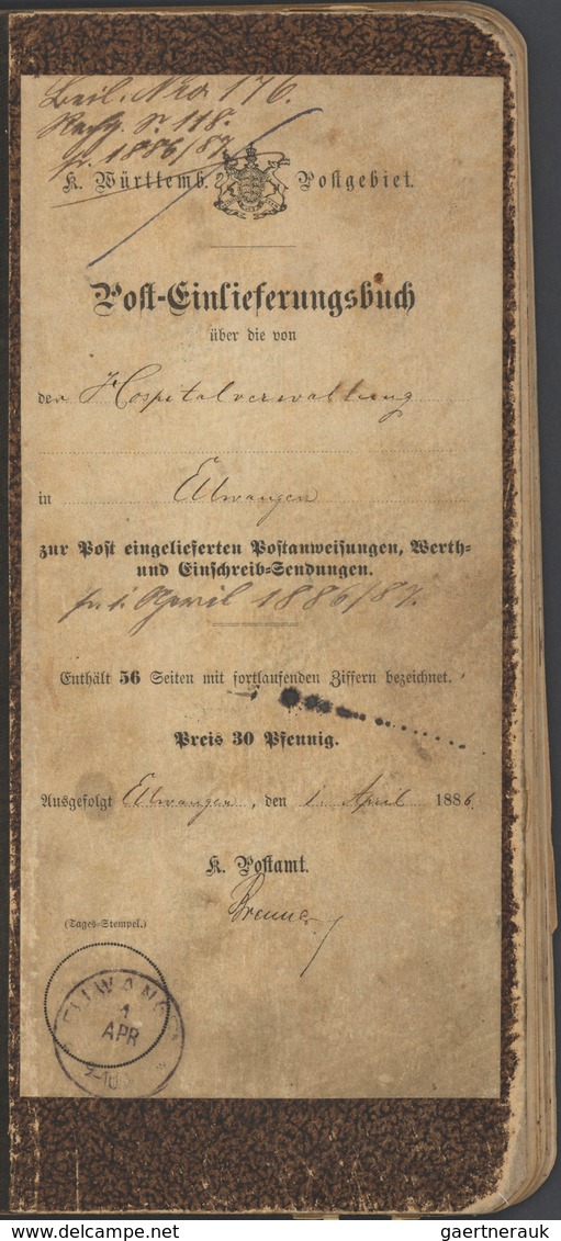 Württemberg - Ganzsachen: 1887, 15 Pf Gelb Post-Anweisung über 5 Mark Gebraucht, Aus Nicht Bekannten - Other & Unclassified