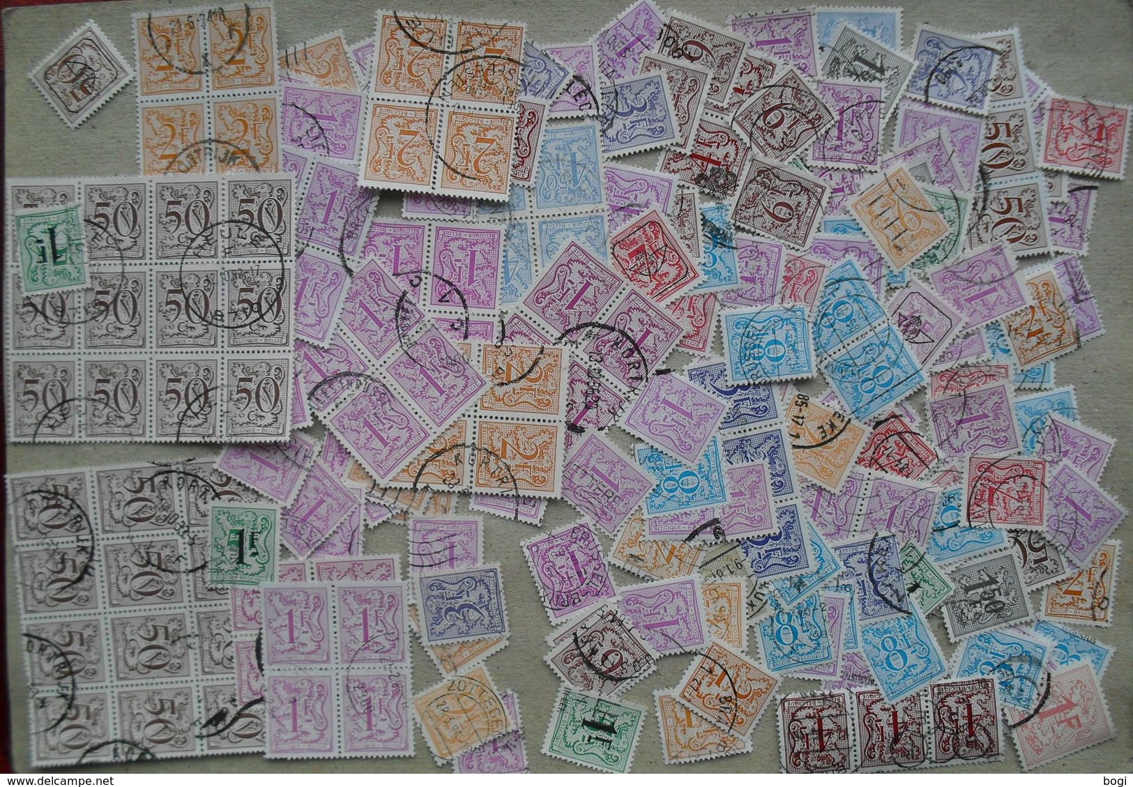 België - 1000 Zegels/timbres - Vrac (min 1000 Timbres)