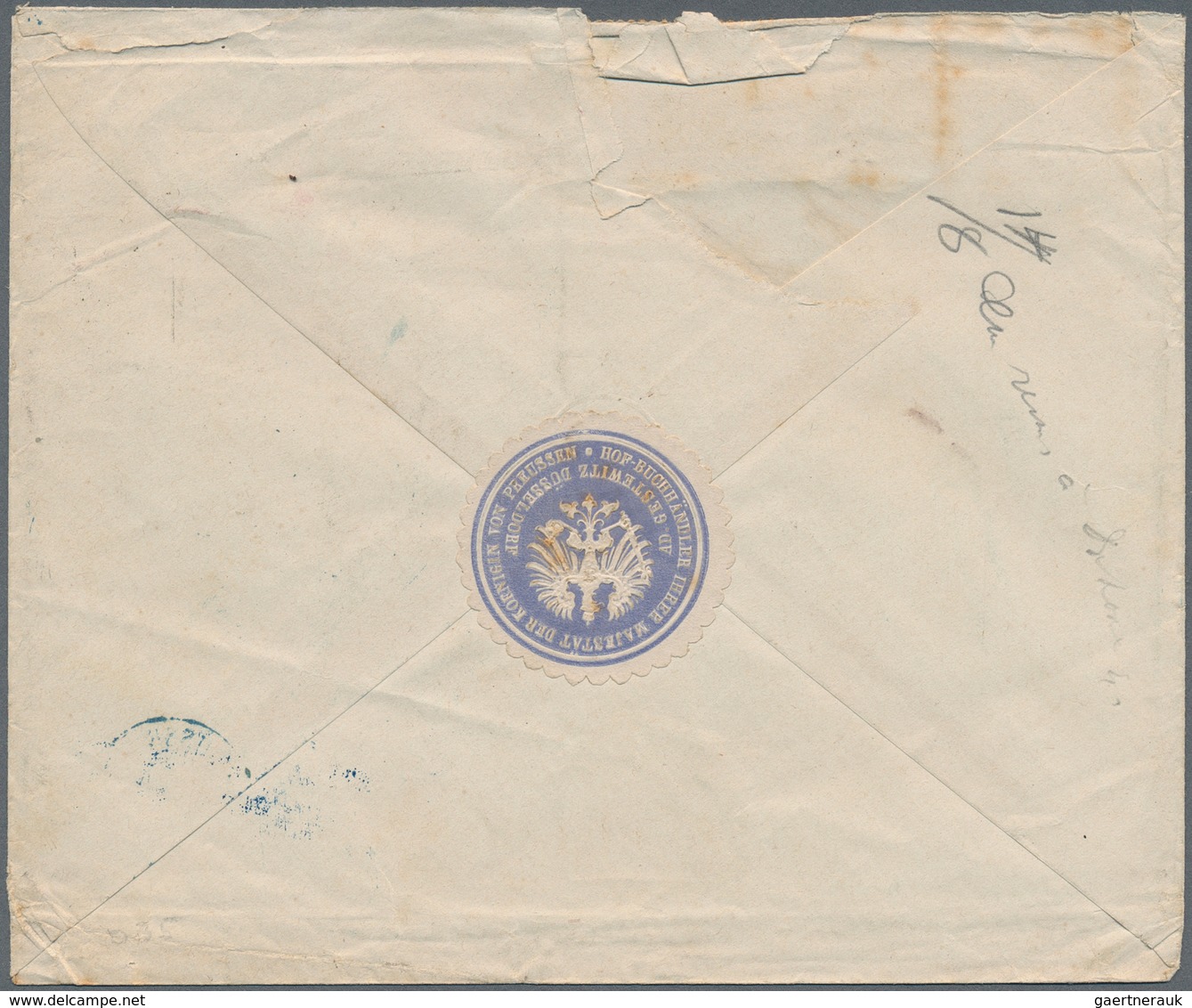 Norddeutscher Bund - Marken Und Briefe: 1871, ½ Gr. Orange Und Senkrechter 3er-Streifen 1 Gr. Karmin - Other & Unclassified