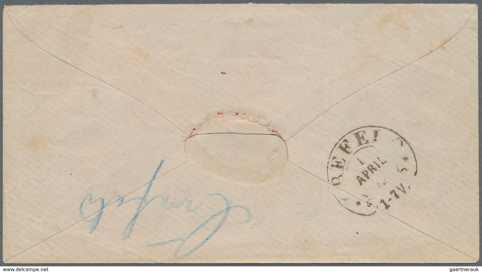 Deutsches Reich - Brustschild: 1872, Paket-Begleitbrief Von Hückeswagen Nach Crefeld Freigemacht Mit - Unused Stamps