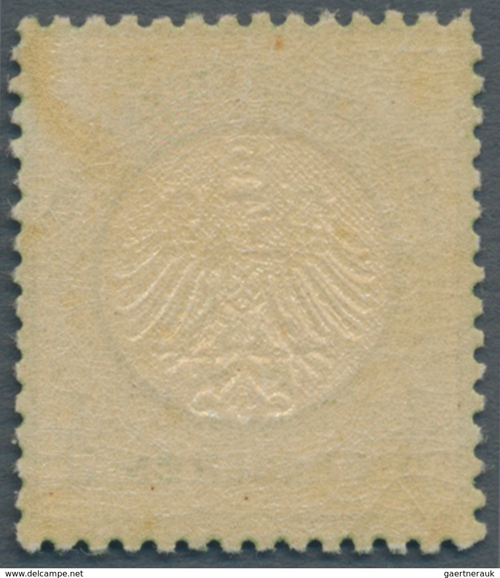 Deutsches Reich - Brustschild: 1872, 1/3 Groschen Dunkelolivgrün, Kleiner Schild, Ungebraucht Mit Or - Neufs