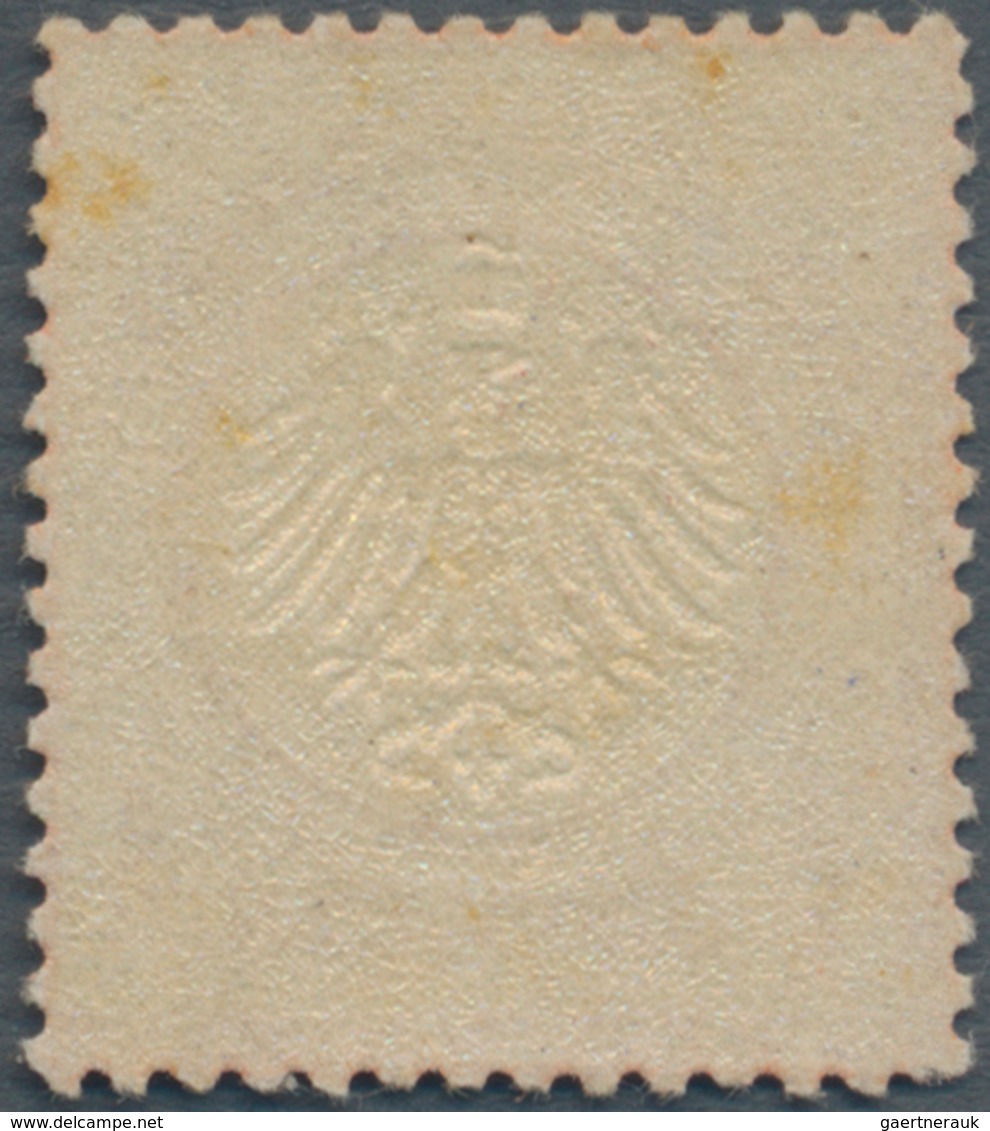 Deutsches Reich - Brustschild: 1872, Kleiner Schild ½ Groschen Rötlichorange, Postfrisch Mit Leichte - Neufs