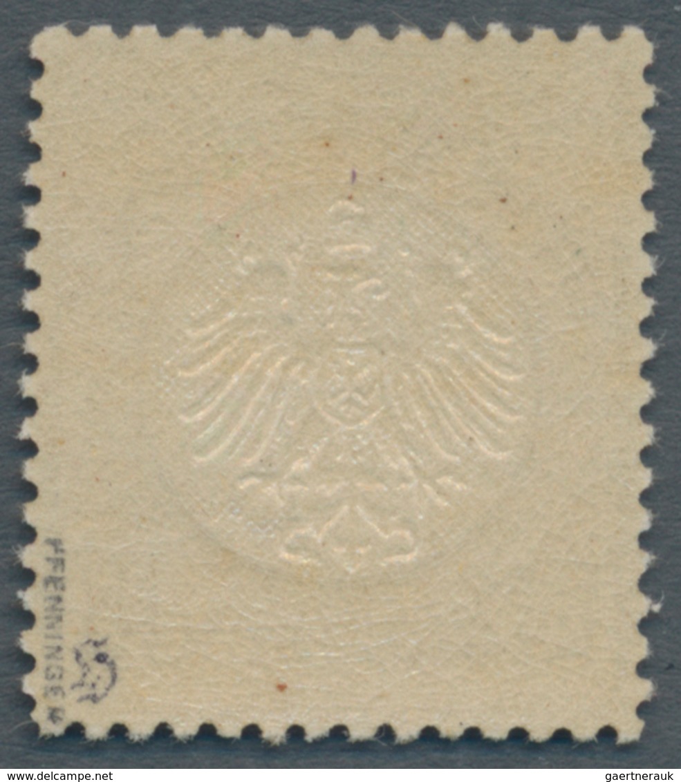 Deutsches Reich - Brustschild: 1872, 18 Kr. Ockerbraun Kleiner Schild. Die Postfrische Marke Mit Ori - Neufs