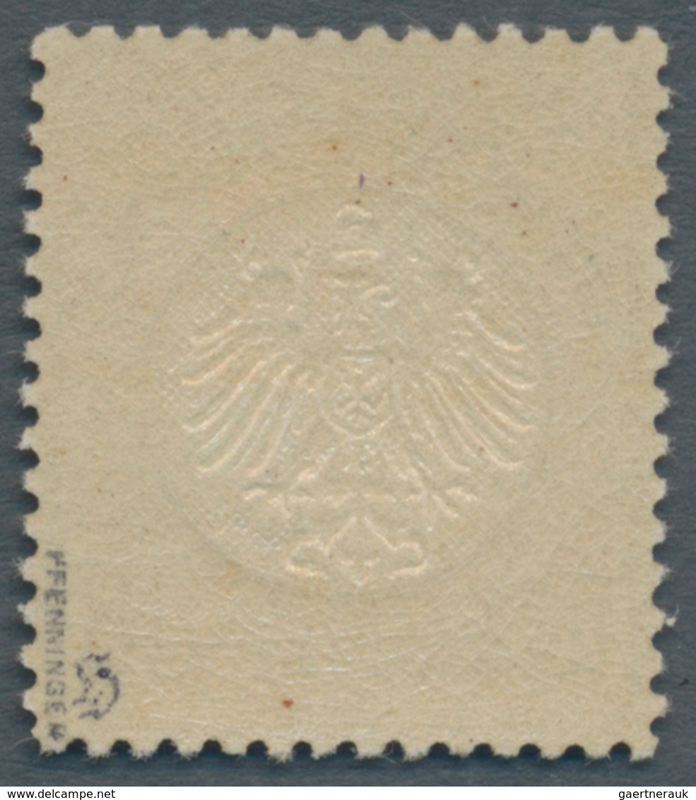 Deutsches Reich - Brustschild: 1872, 18 Kr. Ockerbraun Kleiner Schild. Die Postfrische Marke Mit Ori - Ungebraucht