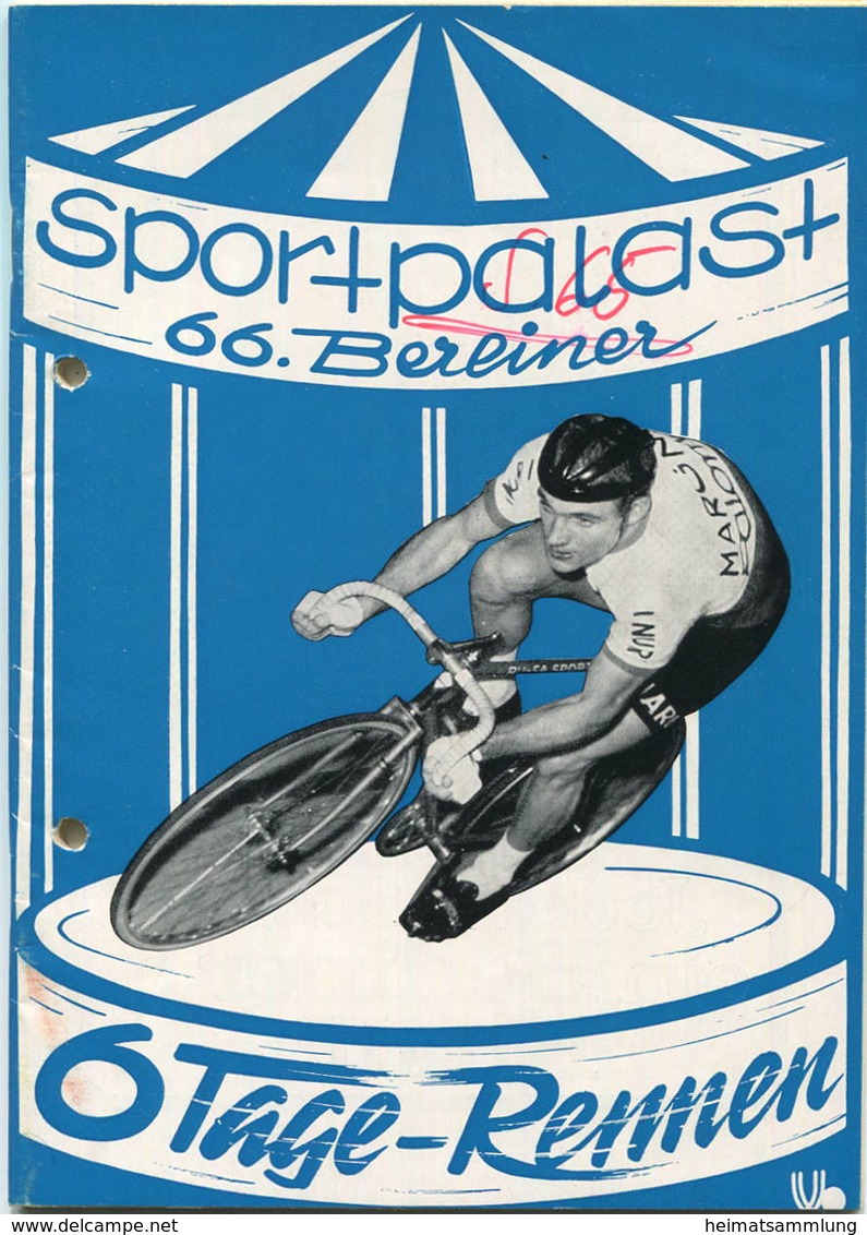 Berlin - Sportpalast - Programmheft 66. Berliner 6 Tage-Rennen 1970 - 84 Seiten Mit Vielen Abbildungen - Deportes