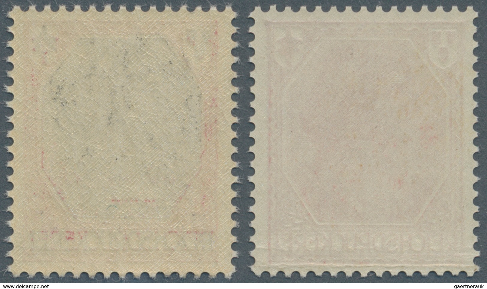 Deutsches Reich - Germania: 1900, Zwei Postfrische Essays Der Reichsdruckerei "Germania Im 8eck-Fens - Unused Stamps