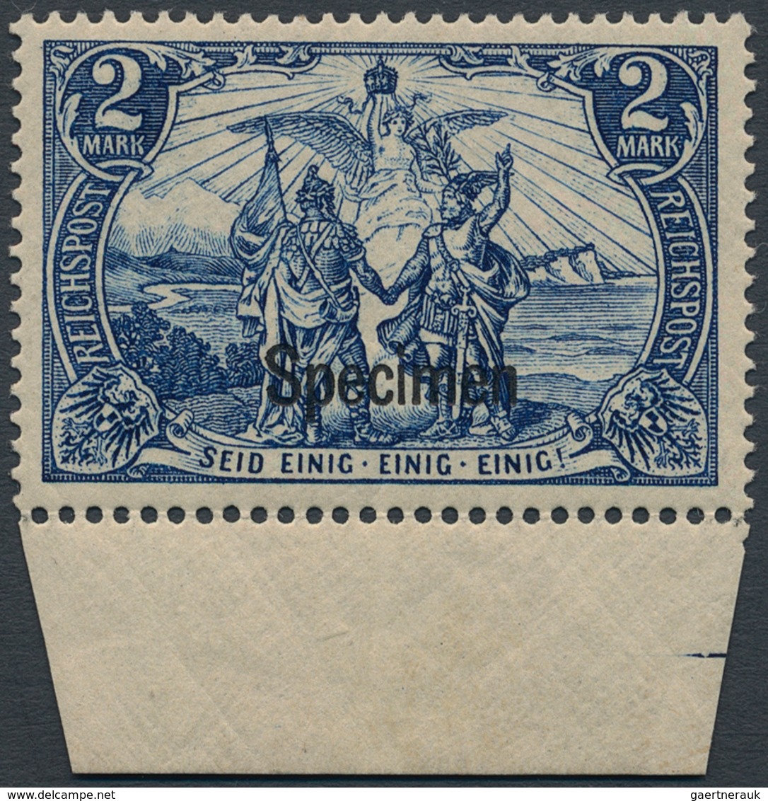 Deutsches Reich - Germania: 1900, 2 M. Reichspost Schwärzlichviolettultramarin, Postfrisches, Farbfr - Ungebraucht