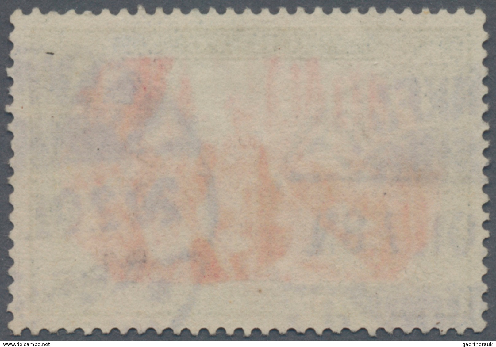 Deutsches Reich - Germania: German Imperial 5 Mark Reichspost Issue Stamp (1900) Double-struck With - Neufs