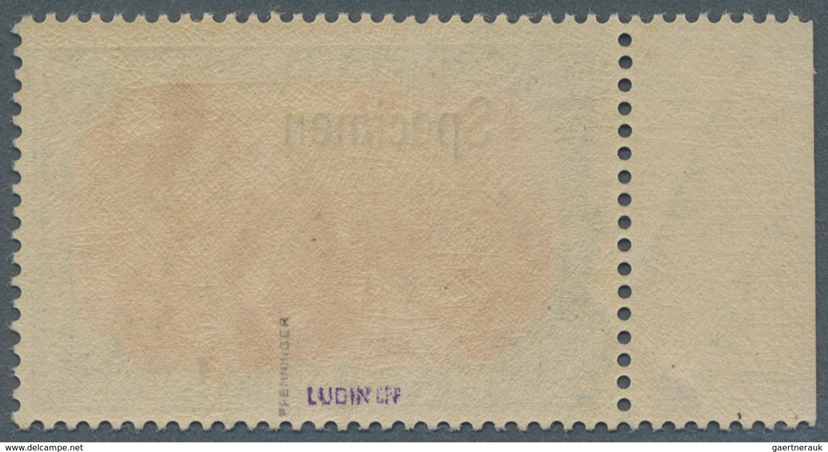 Deutsches Reich - Germania: 1900, 5 M. Reichspost Reichsgründungsfeier, Postfrisches Linkes Randstüc - Unused Stamps