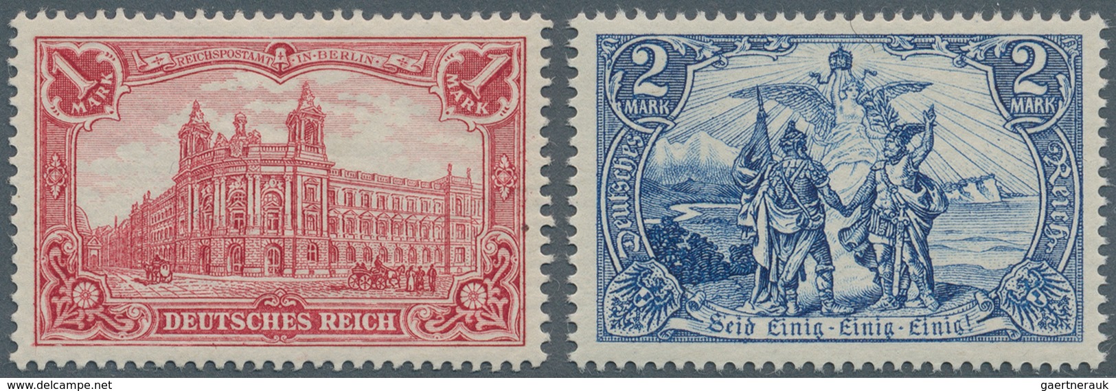 Deutsches Reich - Germania: 1902, Taufrischer Luxussatz "Darstellungen Des Kaiserreichs" Postfrische - Neufs