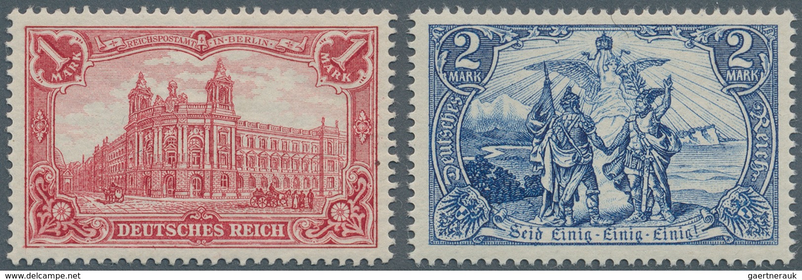 Deutsches Reich - Germania: 1902, Taufrischer Luxussatz "Darstellungen Des Kaiserreichs" Postfrische - Ungebraucht