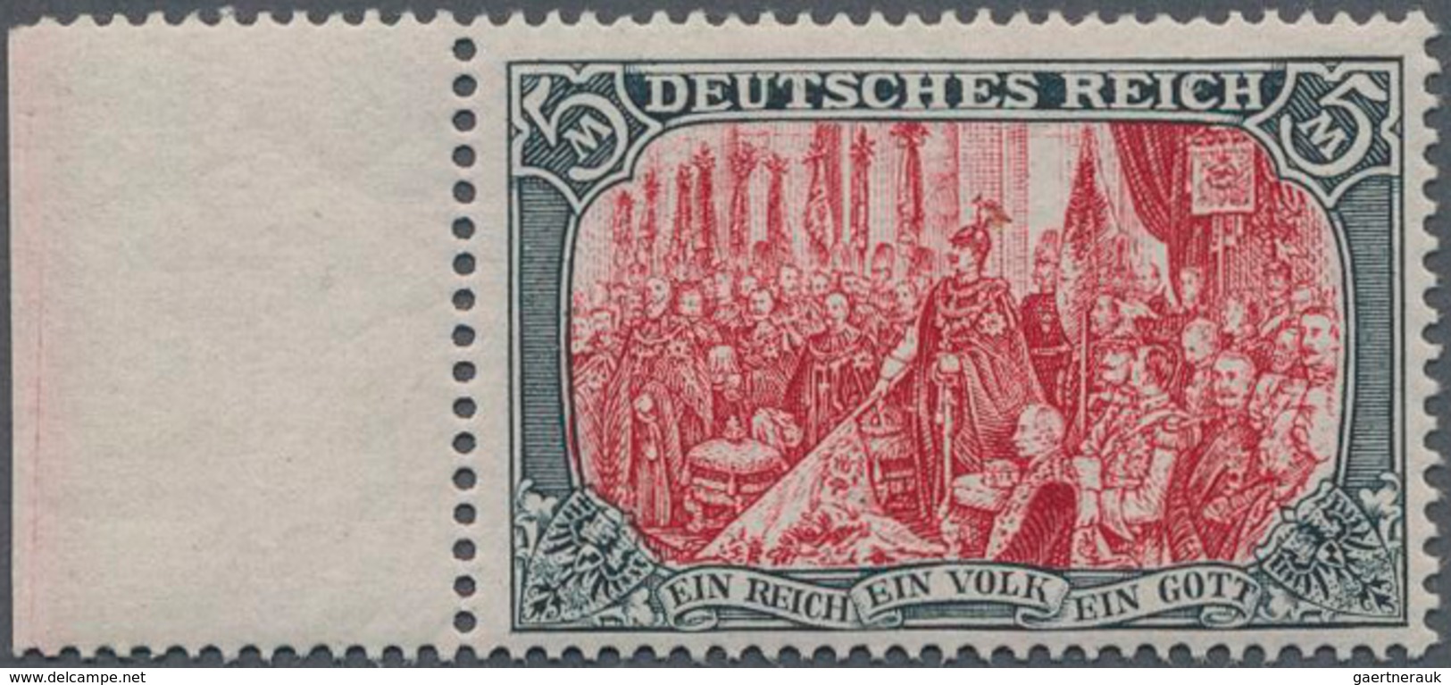 Deutsches Reich - Germania: 1902, 5 M. "Darstellung Des Deutschen Kaiserreichs" Linkes Postfrisches - Unused Stamps