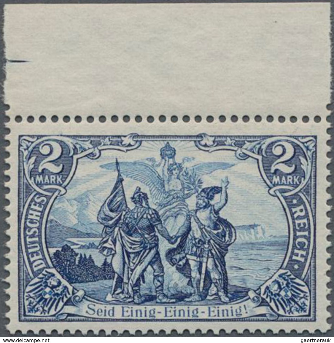 Deutsches Reich - Germania: 1902, 2 M. "Darstellung Des Deutschen Kaiserreichs" Ungefaltetes Postfri - Unused Stamps