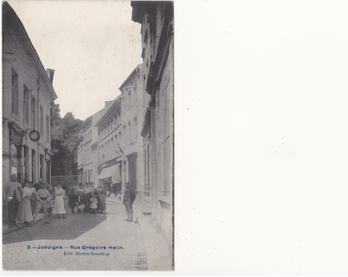 Jodoigne: Rue Grégoire Helin. (1908) - Jodoigne