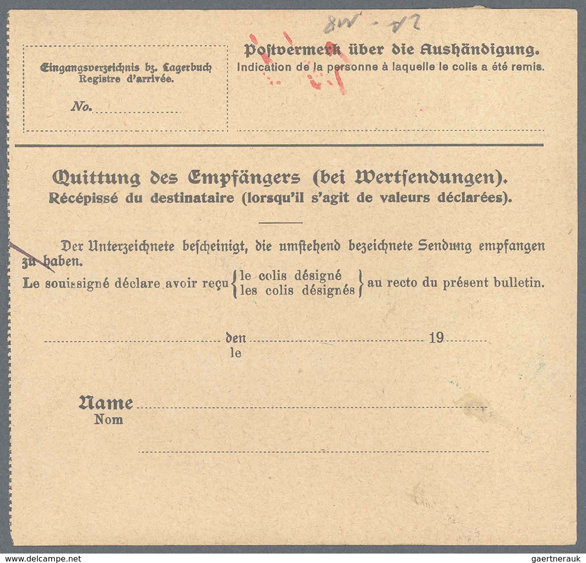 Deutsches Reich - Germania: 1918, Kriegsdruck 80 Pf Karmin (metallisch Glänzend) Rotschwarz Auf Hell - Unused Stamps