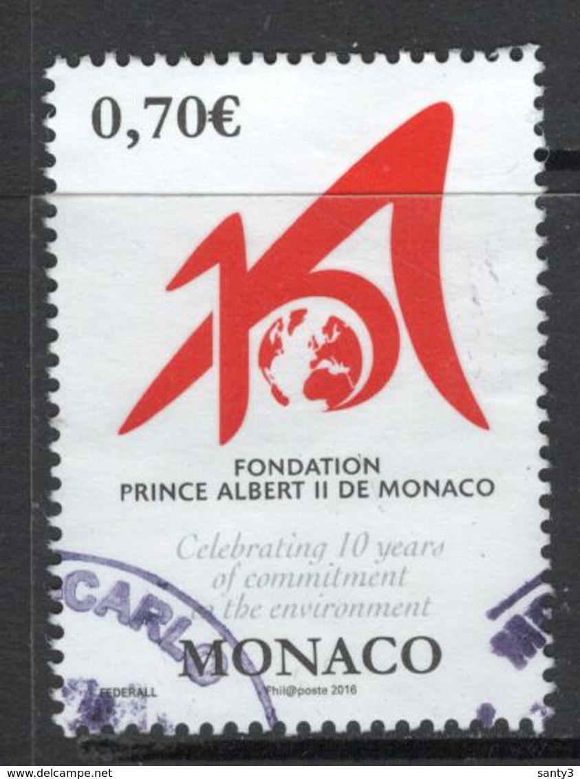 Monaco, Yv 3046 Jaar 2016,  Gestempeld - Oblitérés