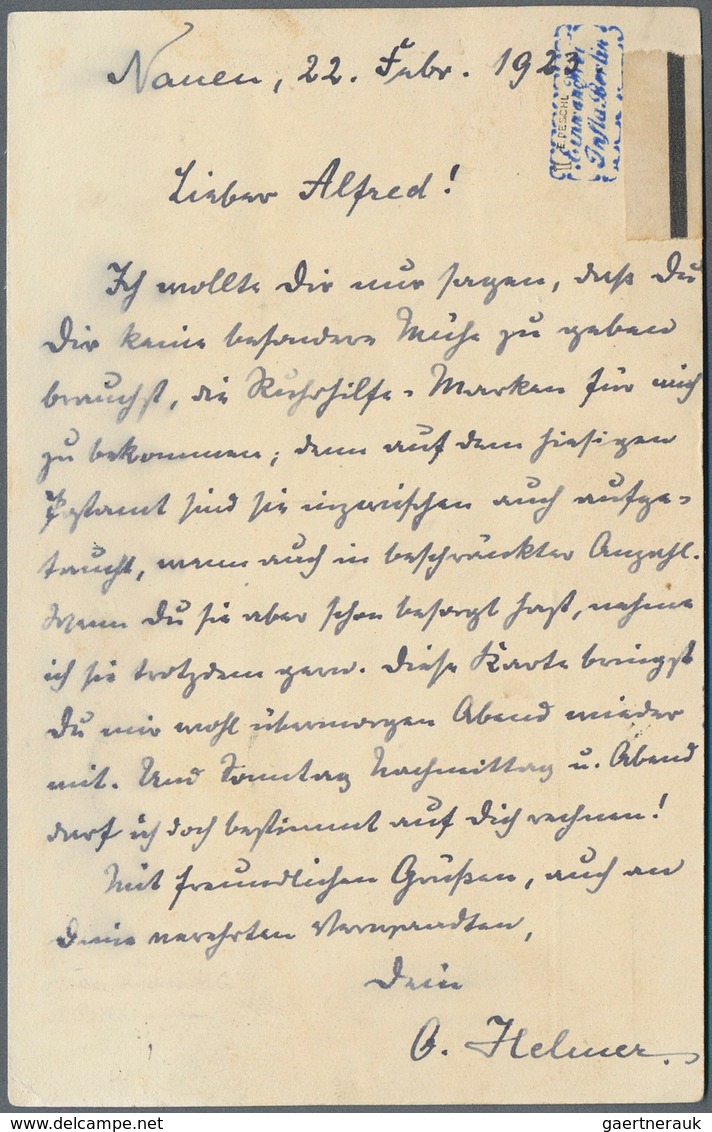 Deutsches Reich - Inflation: 1920, 2 1/2 Mark Abschiedsausgabe In Der Guten Type "II" Zu 10 Stück Al - Lettres & Documents