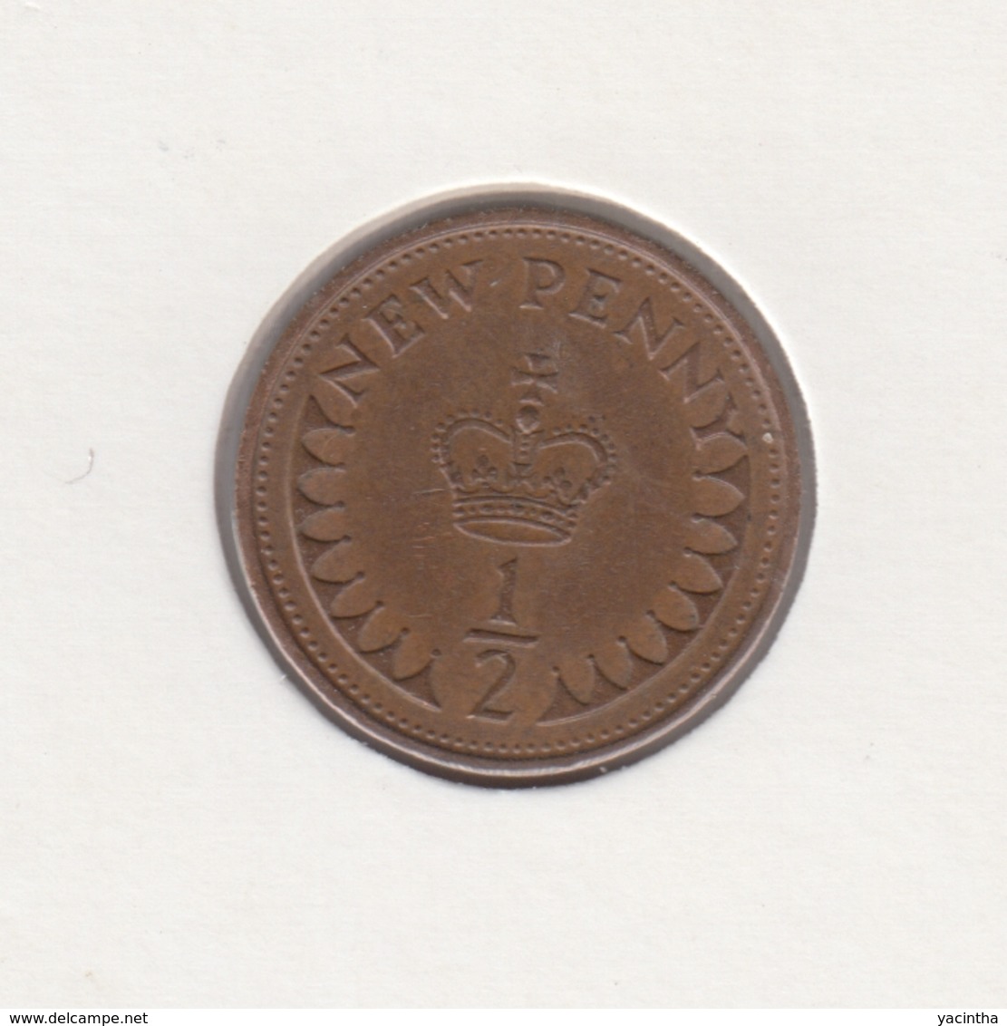 @Y@   Groot Brittanië   1/2 New  Penny   1971   (4825) - Sonstige & Ohne Zuordnung