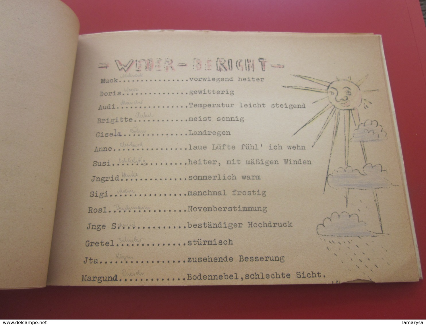 1952-Tanzkränzchen-KLASSE 7-FOTOGRAFIE-NOTIZBUCH-UNSERN HOCHVERSEHTEN FRANZÖSISCHLEHRER HERR MARTI-FOTOGRAFIEBUCH -TEXT