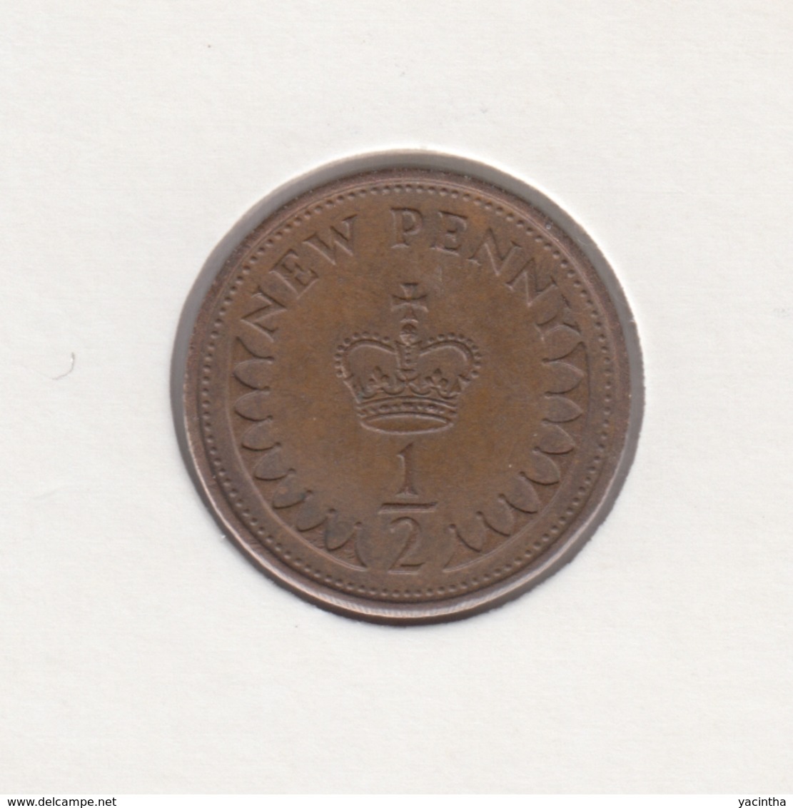 @Y@   Groot Brittanië   1/2 New  Penny   1971   (4827) - Sonstige & Ohne Zuordnung