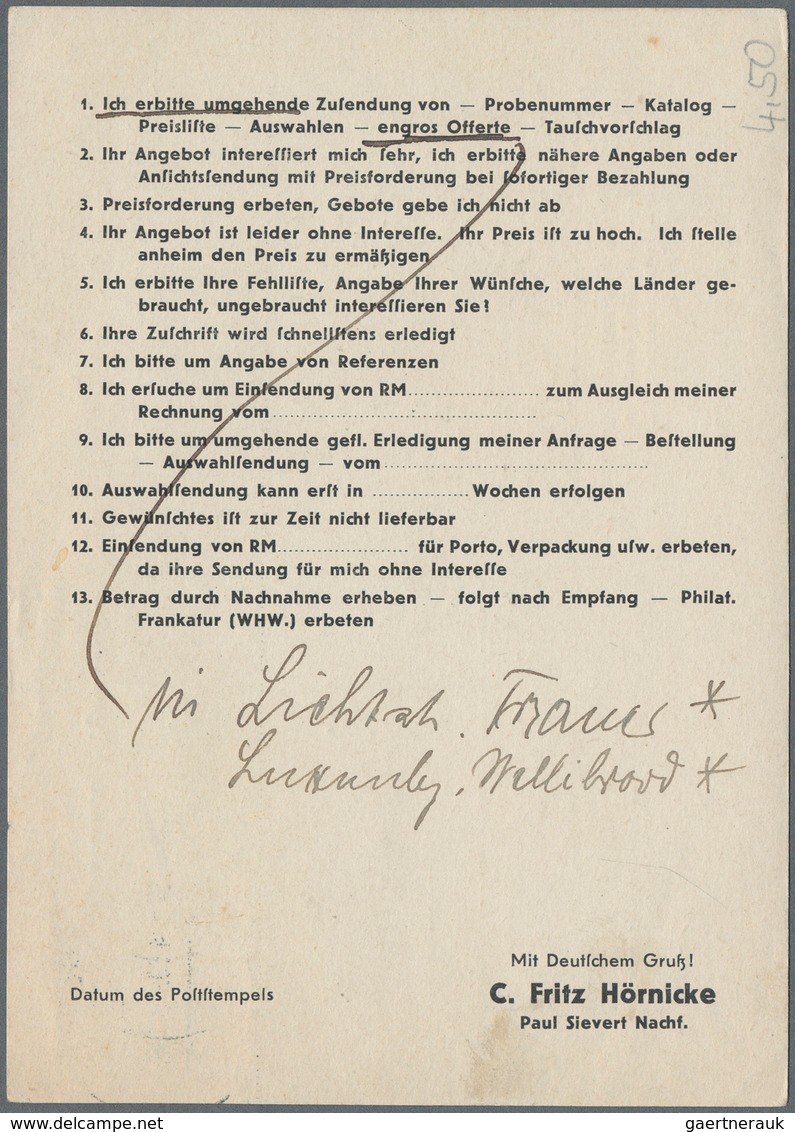 Deutsches Reich - Weimar: 1924, Postlagerkarte Aus Berlin Mehrfach Verlängert, Dazu Drucksache Ab Ei - Neufs