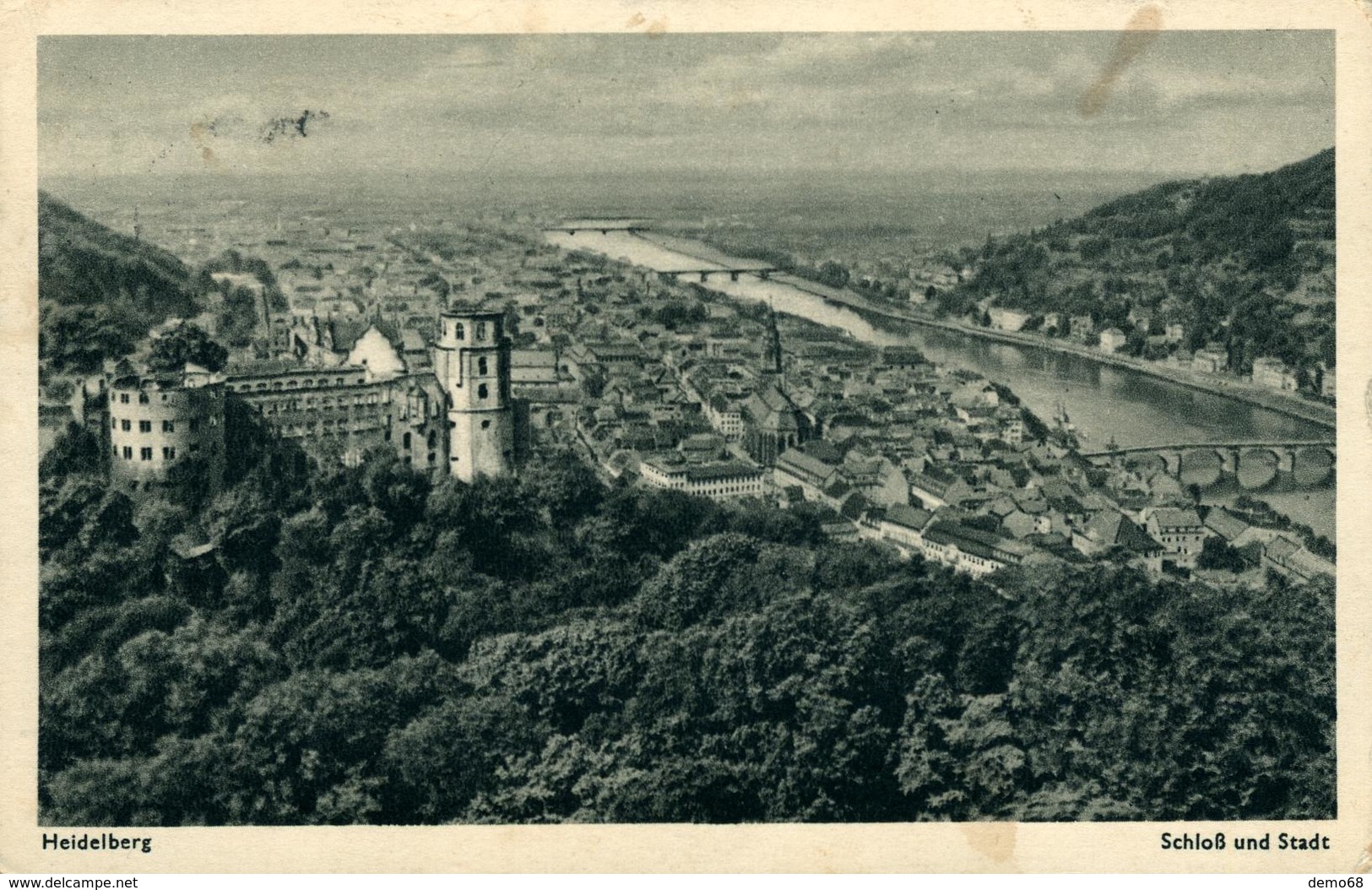 Heidelberg Allemagne Deutschland Germany  Bade Wurtemberg Schloss Und Stadt - Heidelberg