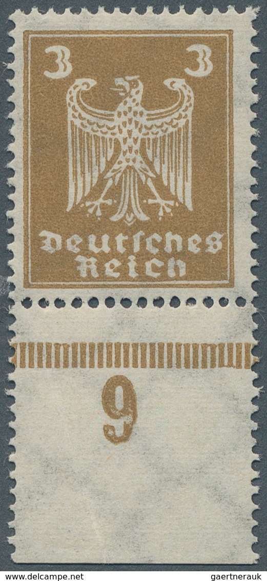 Deutsches Reich - Weimar: 1924, Reichsadler, 3 Pf. Hellgelbbraun Mit Liegendem Wasserzeichen Und Waa - Unused Stamps