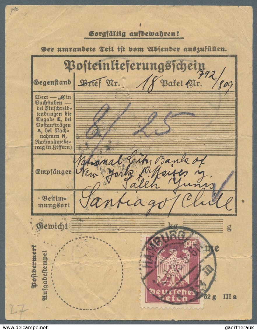 Deutsches Reich - Weimar: 1926, 30 Pfg. Reichsadler, 6 Stück Vorder- Und Rückseitig Mit Poststempel - Unused Stamps