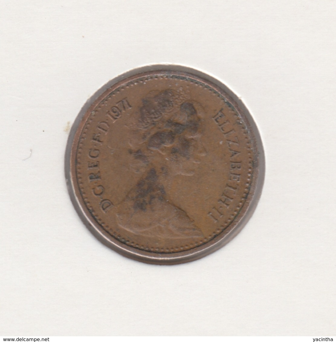 @Y@   Groot Brittanië   1/2 New  Penny   1971   (4828) - Sonstige & Ohne Zuordnung