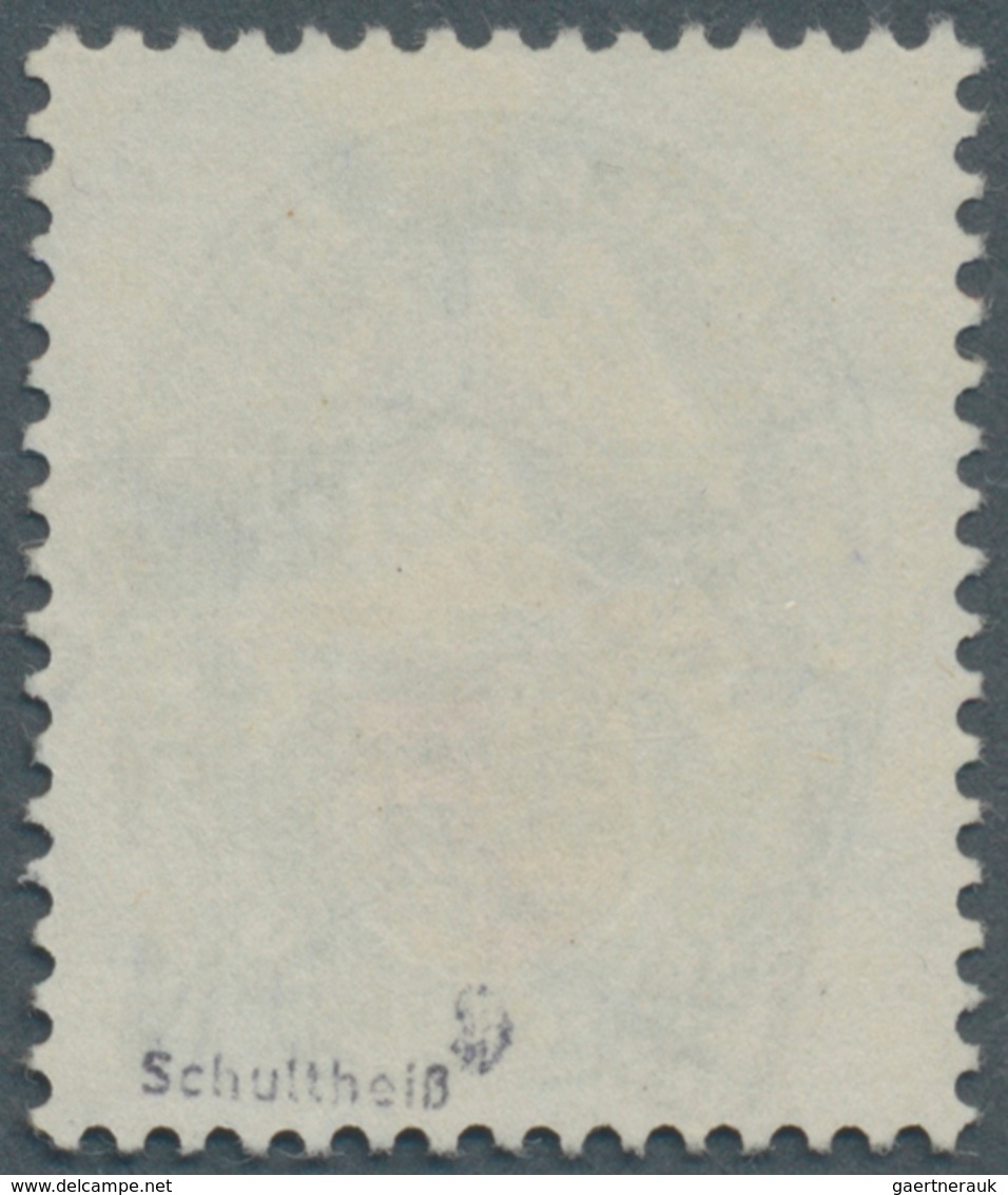 Deutsches Reich - Weimar: 1926, Nothilfe, 5 Pfg. Mit Stehendem Wasserzeichen, Sauber Gestempelt "BER - Neufs