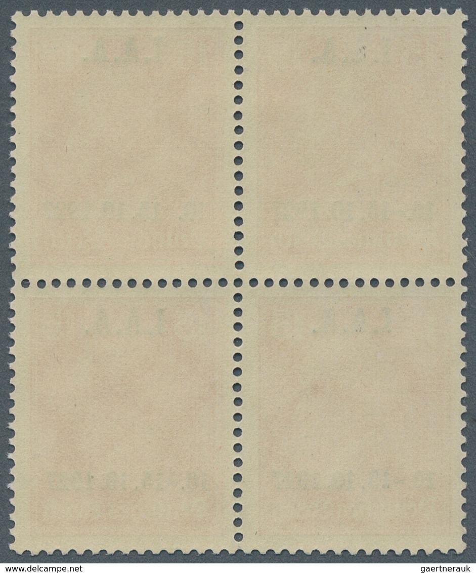 Deutsches Reich - Weimar: 1927, IAA 15 Pfg. Zinnoberrot, Einwandfrei Postfrischer Viererblock, Darin - Unused Stamps