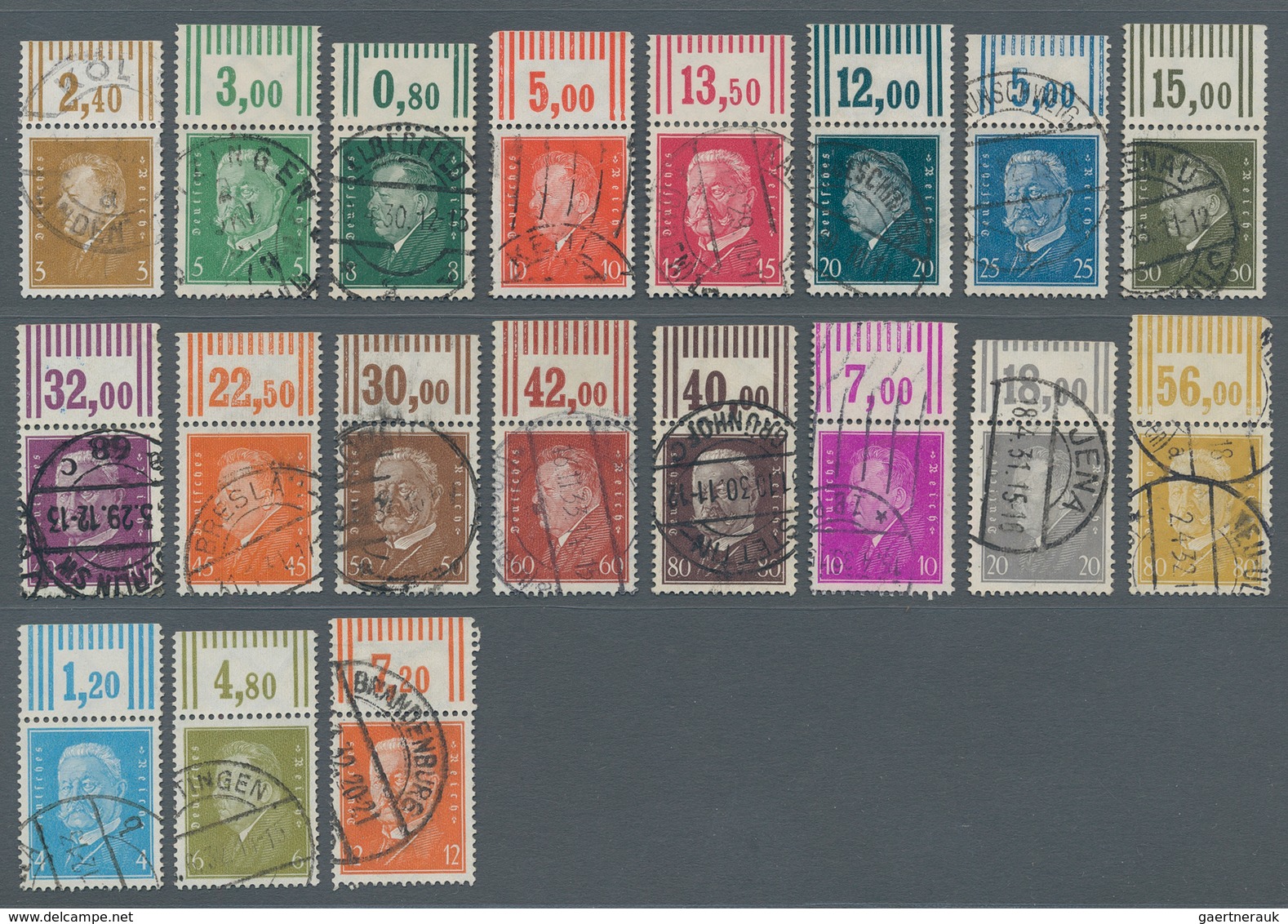 Deutsches Reich - Weimar: 1928/32, Reichspräsidenten 3-80 Pfg. Sowie Alle Ergänzungswerte, Kompl. Sa - Unused Stamps