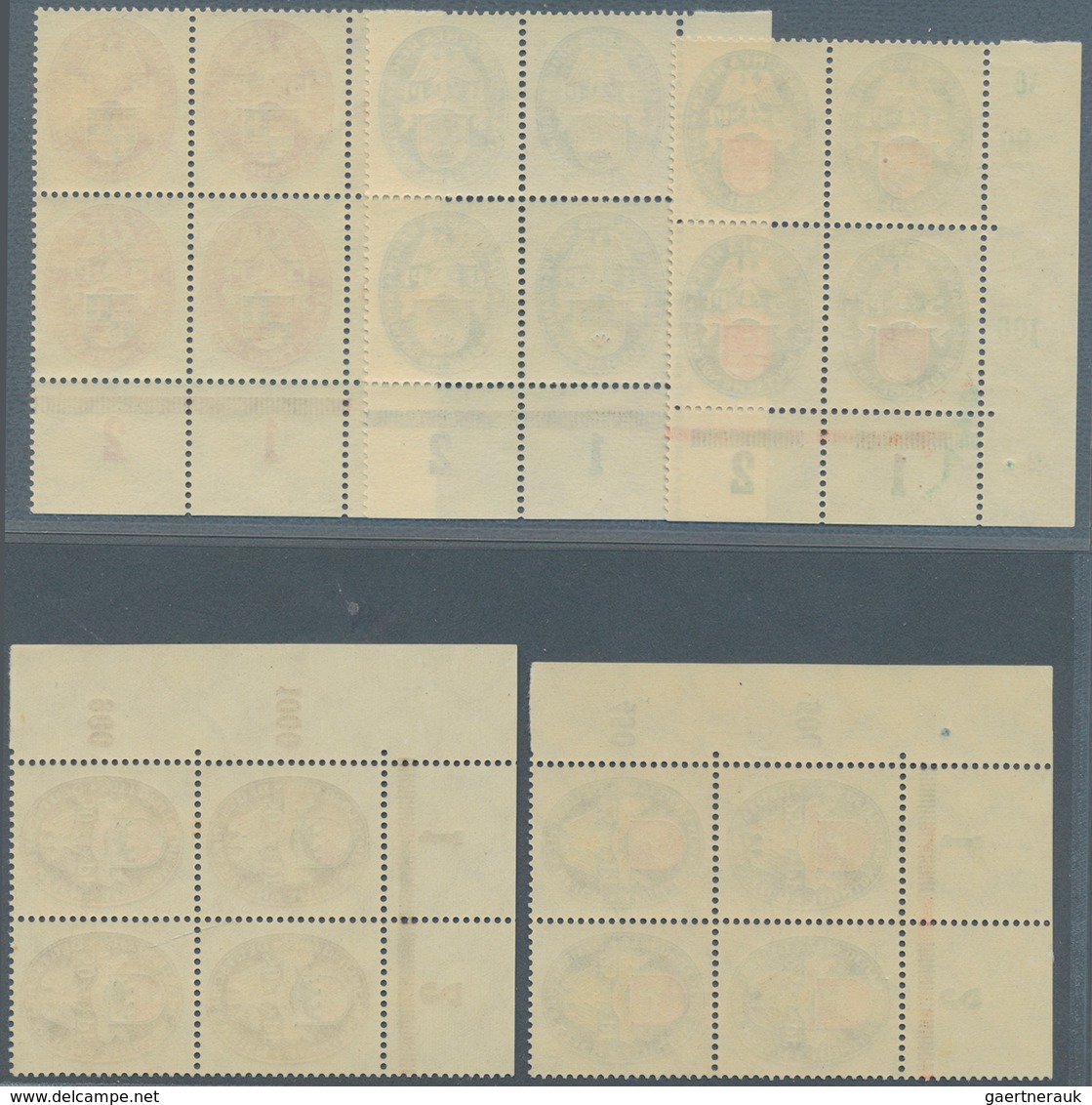 Deutsches Reich - Weimar: 1928, 4er-Blocks "Deutsche Nothilfe" Gezähnte Luxusausgabe Ungefaltet, Rän - Unused Stamps