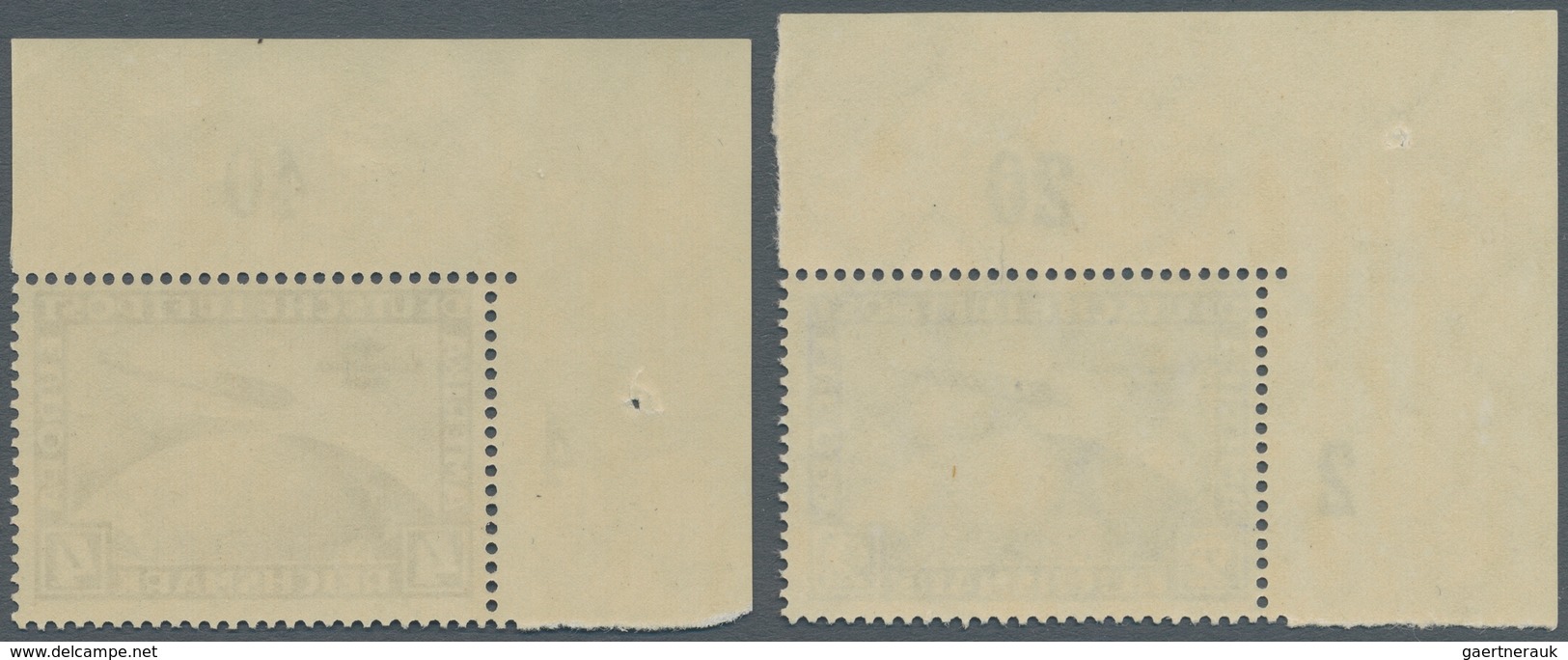 Deutsches Reich - Weimar: 1930, 2 Und 4 RM Südamerikafahrt, Je Mit Wasserzeichen "X" (stehend) In Ta - Unused Stamps