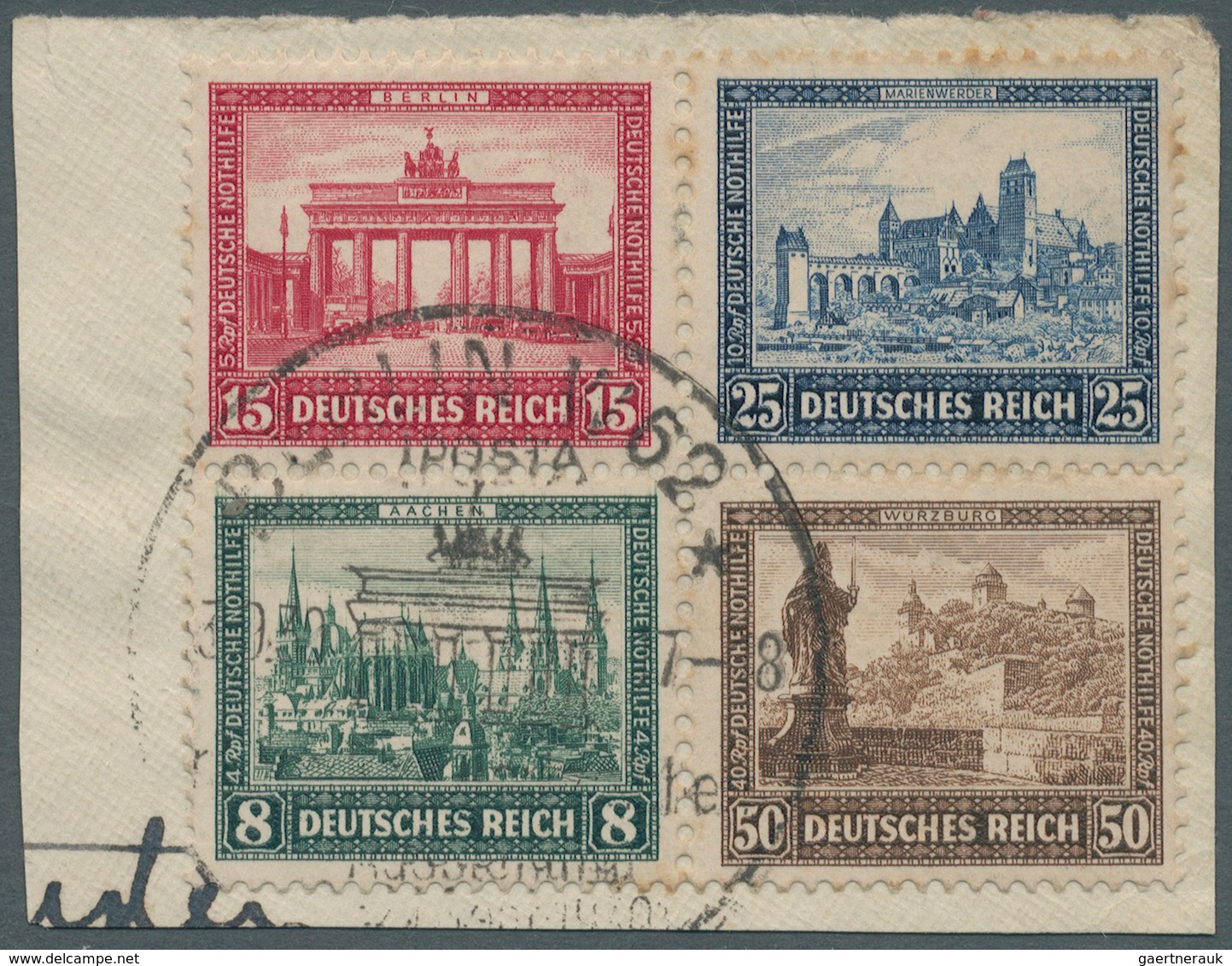 Deutsches Reich - Weimar: 1930, Herzstück Des IPOSTA-Blocks Mit Sonderstempel Der Ausstellung "Berli - Unused Stamps